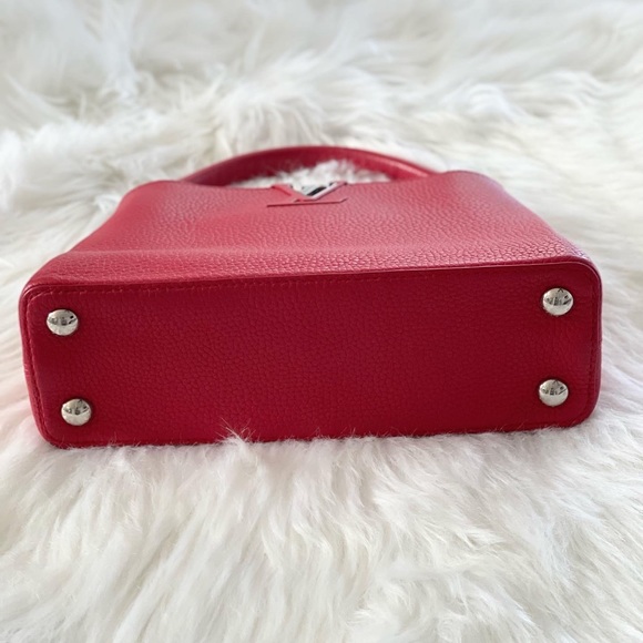 Louis Vuitton Red Capucine BB - Picture 8 of 10